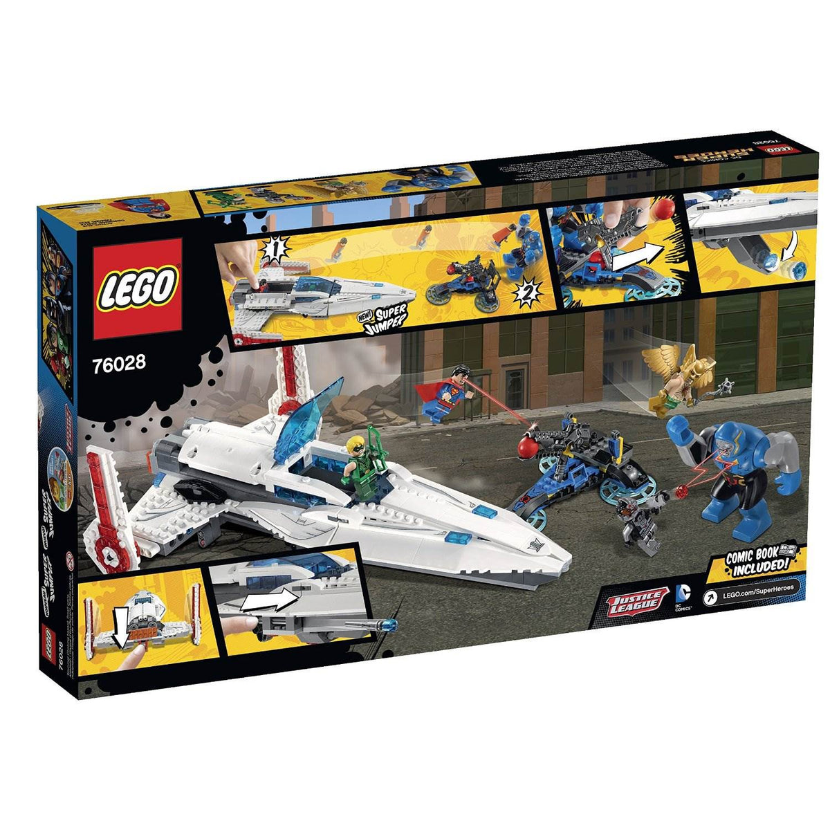 LEGO DC Universe Super Heroes Darkseid Invasion Kids Building Set | 76028