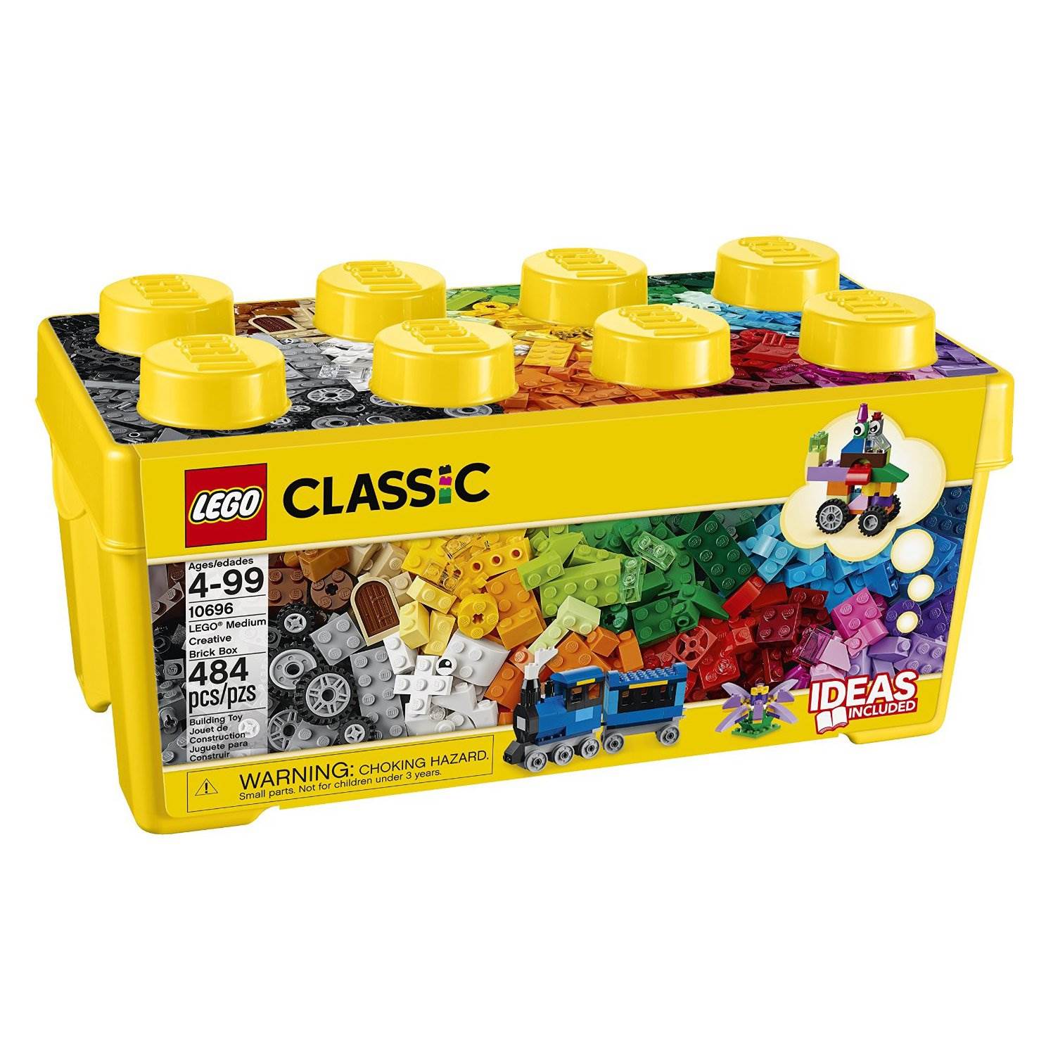 LEGO Classic Medium Creative Bricks Kids 484 Piece Building Box Set | 10696 - VMInnovations
