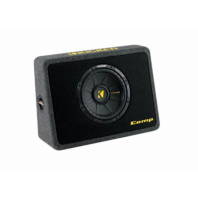 Kicker Car Loaded Subwoofer Sub + Box + Amplifier + Kit (Certified Refurbished)