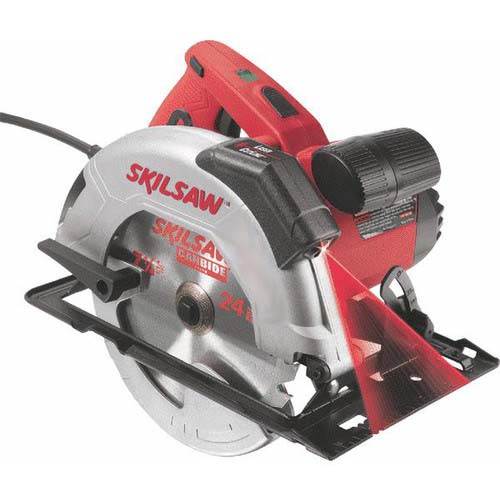 SKIL 5681-01 Corded 7 1/4 Inch 13 Amp Laser Circular Saw w/ Blade - Open Box