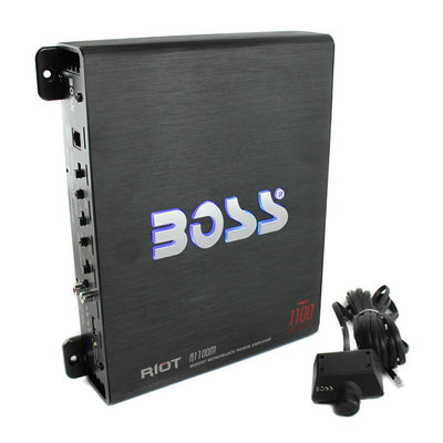 MTX TNE212D 12" 1200W Dual Loaded Car Subwoofer and Boss 1100W Amplifier w/  Kit - VMInnovations