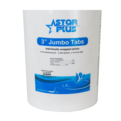Pool Solutions 50 lbs Bucket 3" Pool/Spa Chlorine Tablets + Adjustable Dispenser