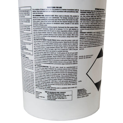 Pool Solutions 50 lbs Bucket 3" Pool/Spa Chlorine Tablets + Adjustable Dispenser