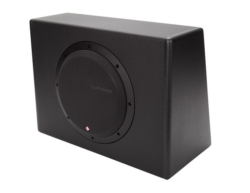 New Rockford Fosgate 10" 300 W Single Powered Subwoofer Sub Enclosure (4 Pack)