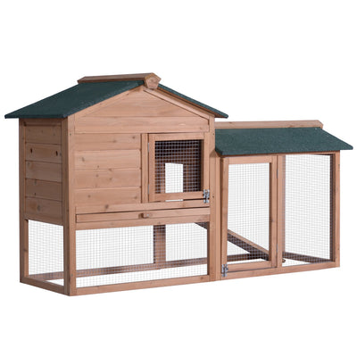 Lovupet 6010-1305 Pet Supplies Wood Fenced House Pet Cage for Small Animals