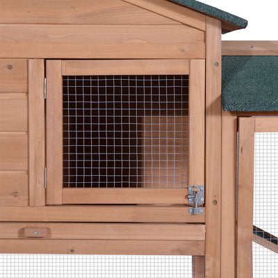 Lovupet 6010-1305 Pet Supplies Wood Fenced House Pet Cage for Small Animals