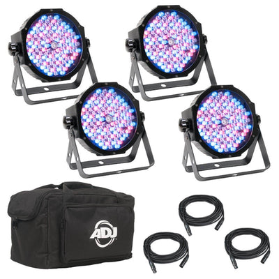 AMERICAN DJ Mega LED RGB UV Mega Par Profile System w/Bag & Cables (Open Box) - VMInnovations