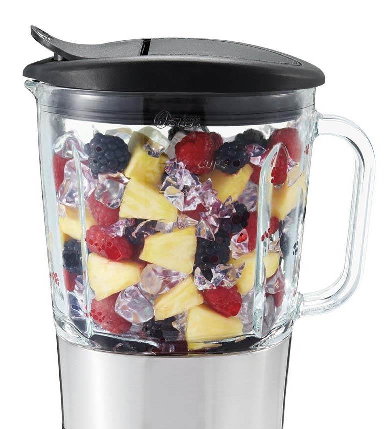 Oster BLSTDG-R00 Liquefy 200 6 Speed 450 Watt Blender - Metallic Red - Open Box