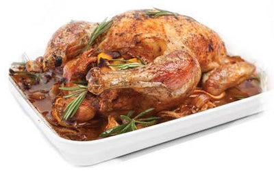 Oster 24LB Turkey Roaster Oven with High Dome 18-Quart, Stainless Steel - Dented