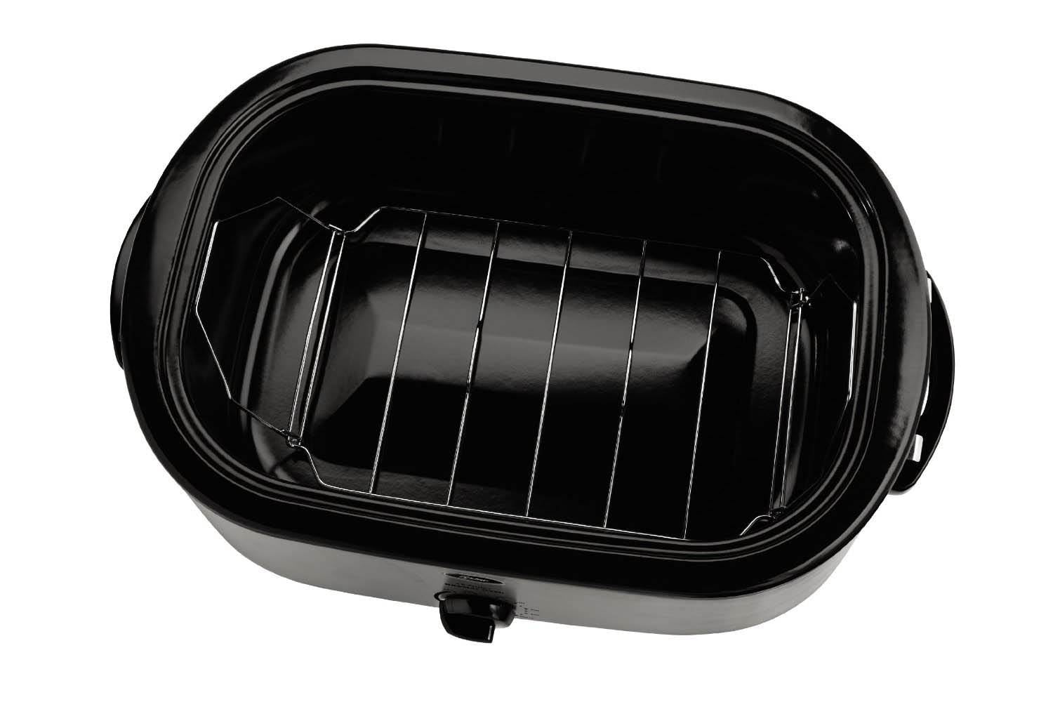 Oster 24LB Turkey Roaster Oven with High Dome 18-Quart, Stainless Steel - Dented