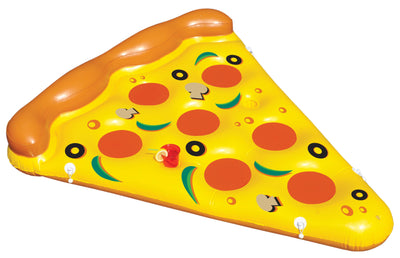 NEW Swimline 90645 Pool Inflatable Pizza Slice Float Raft w/ 12 Volt Air Pump