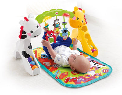 Fisher-Price Newborn-to-Toddler Three Stages Floor Play Gym | CCB70 - Open Box