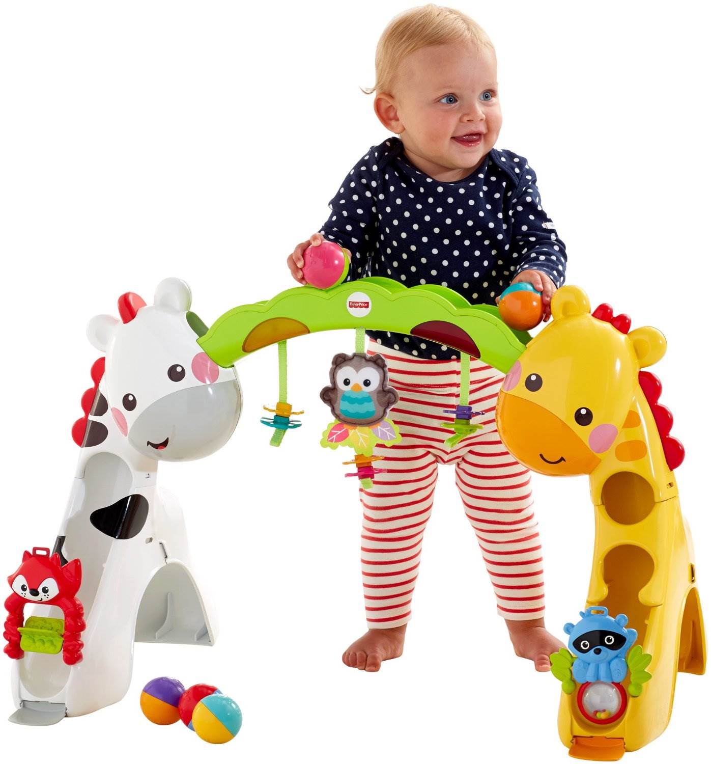 Fisher-Price Newborn-to-Toddler Three Stages Floor Play Gym | CCB70 - Open Box