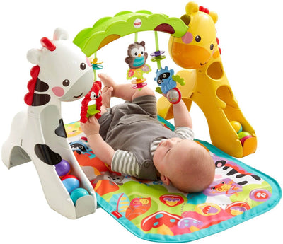 Fisher-Price Newborn-to-Toddler Three Stages Floor Play Gym | CCB70 - Open Box