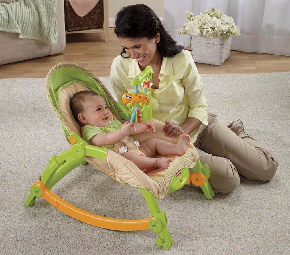 Fisher-Price Newborn-to-Toddler Portable Baby Rocker Chair | (Open Box)