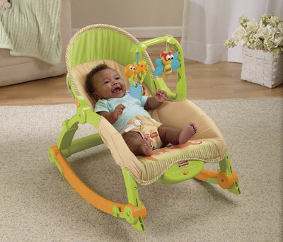 Fisher-Price Newborn-to-Toddler Portable Baby Rocker Chair | (Open Box)
