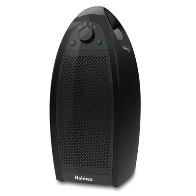 Holmes Mini-Tower Air Purifier With HEPA-Type Air Purifier, Black (Open Box)