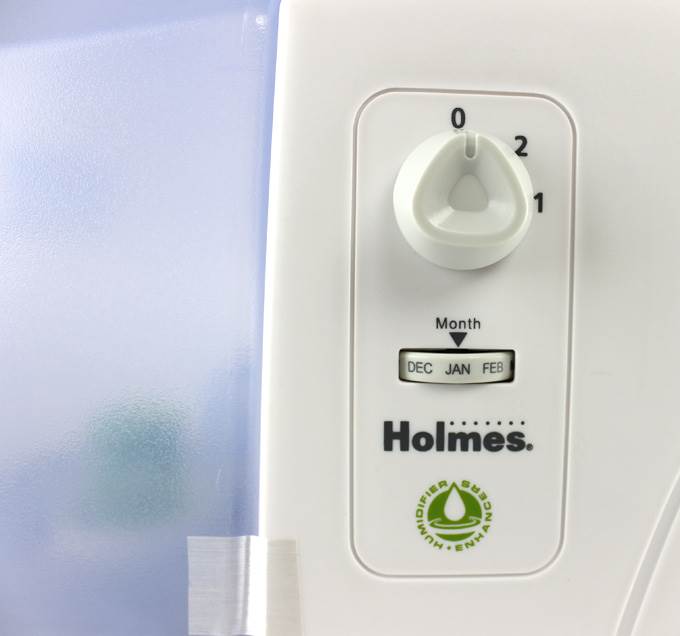Holmes HM1300 2 Speed Cool Mist Humidifier 1 Gal. Tank Antimicrobial - Open Box