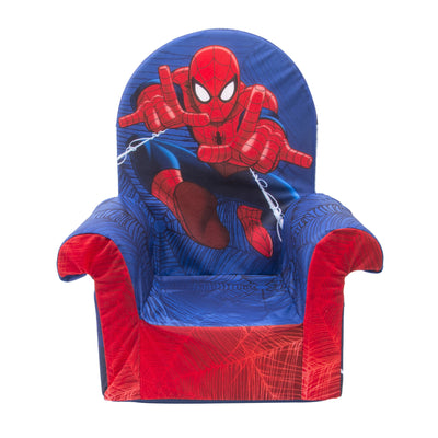 Marshmallow Furniture Comfy Foam Toddler Couch & Chair Package, Spider-Man