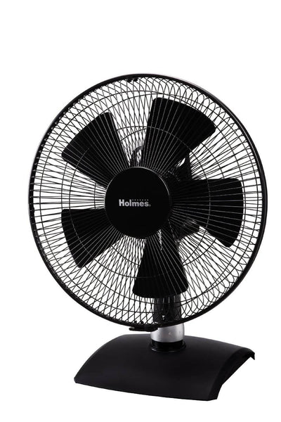 Holmes HDF12235-BM Oscillating 5-Speed Table Home Office Fan 12-Inch - Open Box