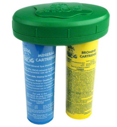 Spa Frog Pool Floating Mineral Bromine Combo w/ 4 month Replacement Cartridges