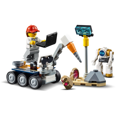 LEGO City Rocket Assembly & Transport Building Kit w/ 7 Minifigures (For Parts)