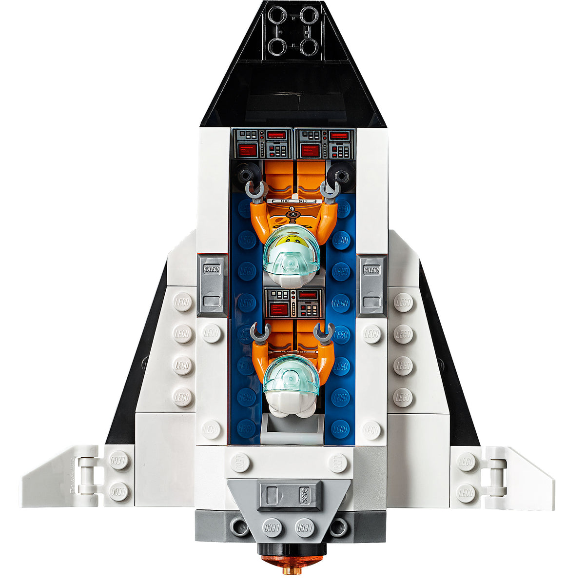 LEGO City Rocket Assembly & Transport Building Kit w/ 7 Minifigures (For Parts)