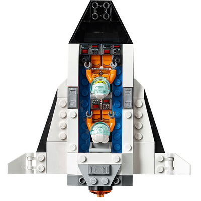 LEGO City Rocket Assembly & Transport Building Kit w/ 7 Minifigures (For Parts)