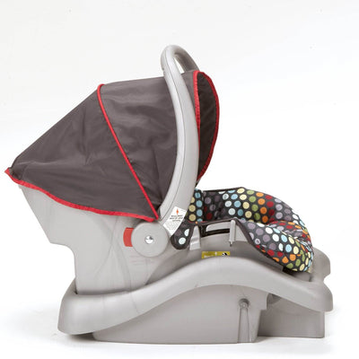 Cosco Light N Comfy DX Baby Infant Car Seat - Rainbow Dots | IC207DCD - Open Box