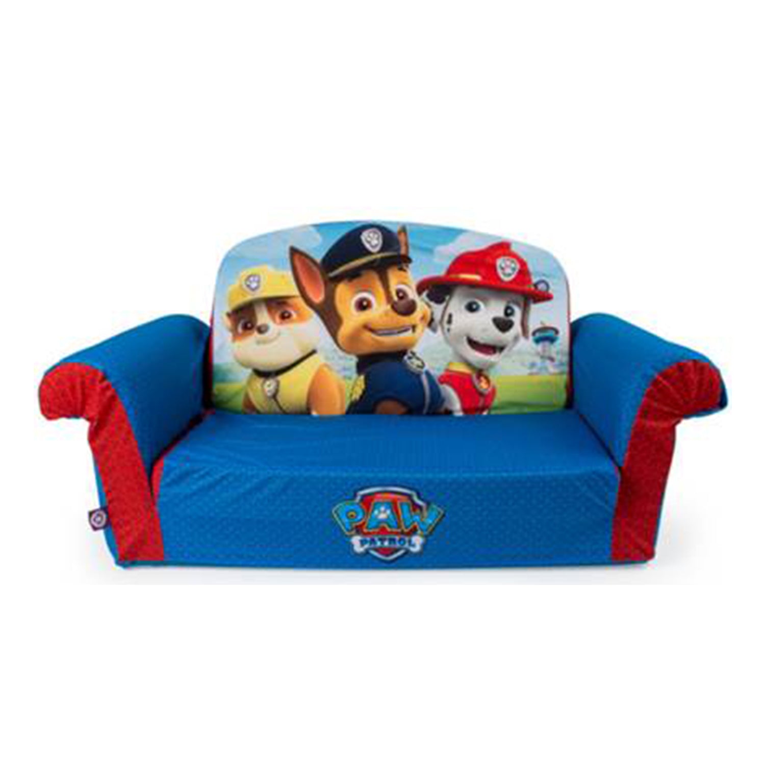 Marshmallow Furniture 2-in-1 Flip Open Couch Sofa Bed, Paw Patrol (Open Box) - VMInnovations