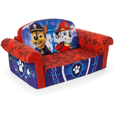Marshmallow Furniture Comfy Foam Toddler Couch & Chair Package 1, Paw Patrol