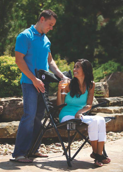 COLEMAN ComfortSmart Suspension Camping Folding Chair w/ Bag - Open Box