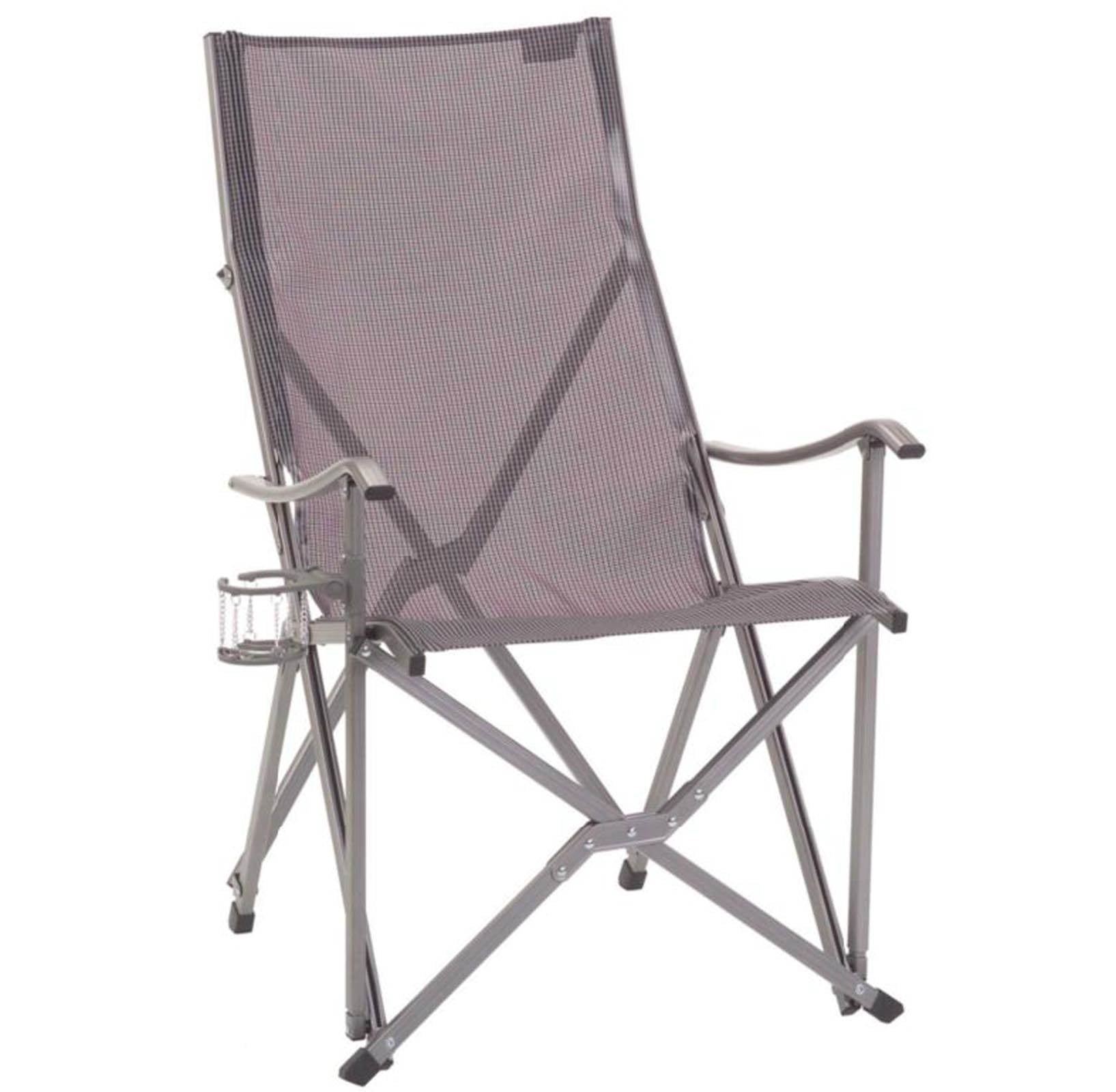 Coleman Ergonomic Outdoor Sling Camping Aluminum Folding Chair w/ Bag (Open Box)