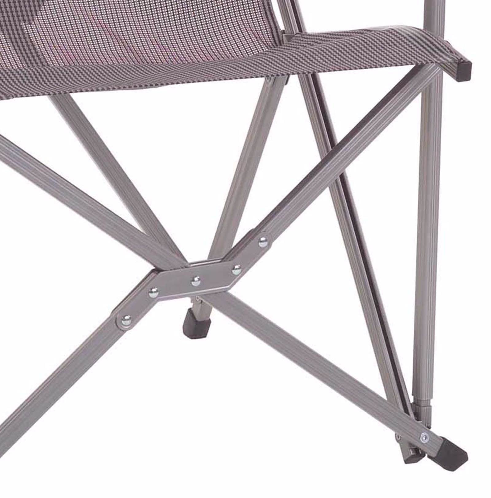Coleman Ergonomic Outdoor Sling Camping Aluminum Folding Chair w/ Bag (Open Box)