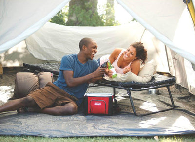 COLEMAN ComfortSmart Steel Frame Deluxe Camping Folding Cot 30" x 80" (Open Box)