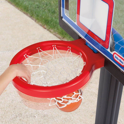 Little Tikes Play Pro Indoor / Outdoor Kids Basketball Hoop Set (Open Box)