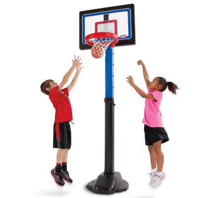 Little Tikes Play Pro Indoor / Outdoor Kids Basketball Hoop Set (Open Box)