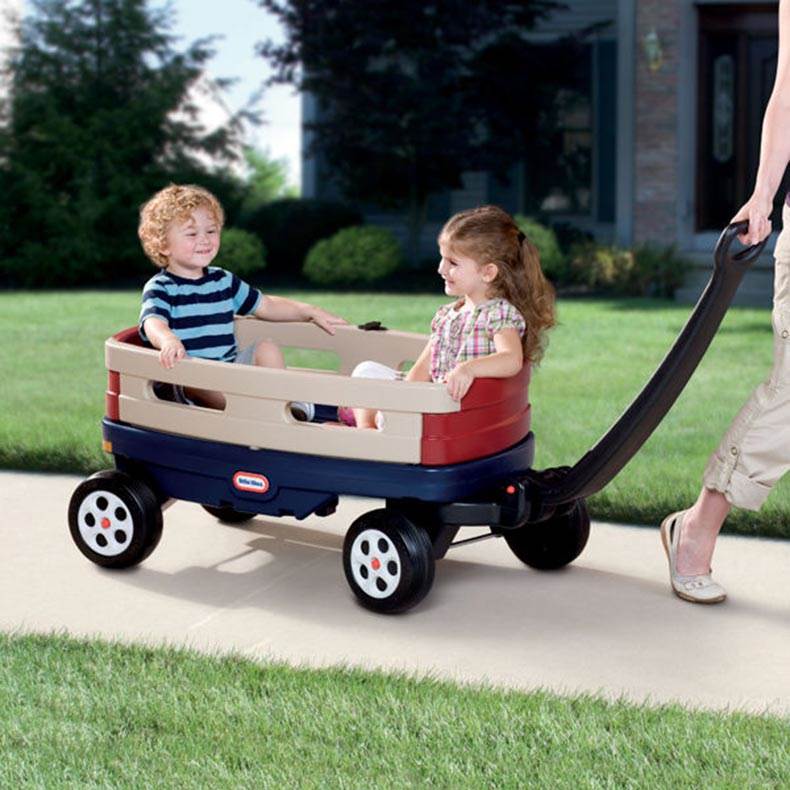 Little Tikes Kids Outdoor Collapsible Plastic Explorer Wagon | 625121MP
