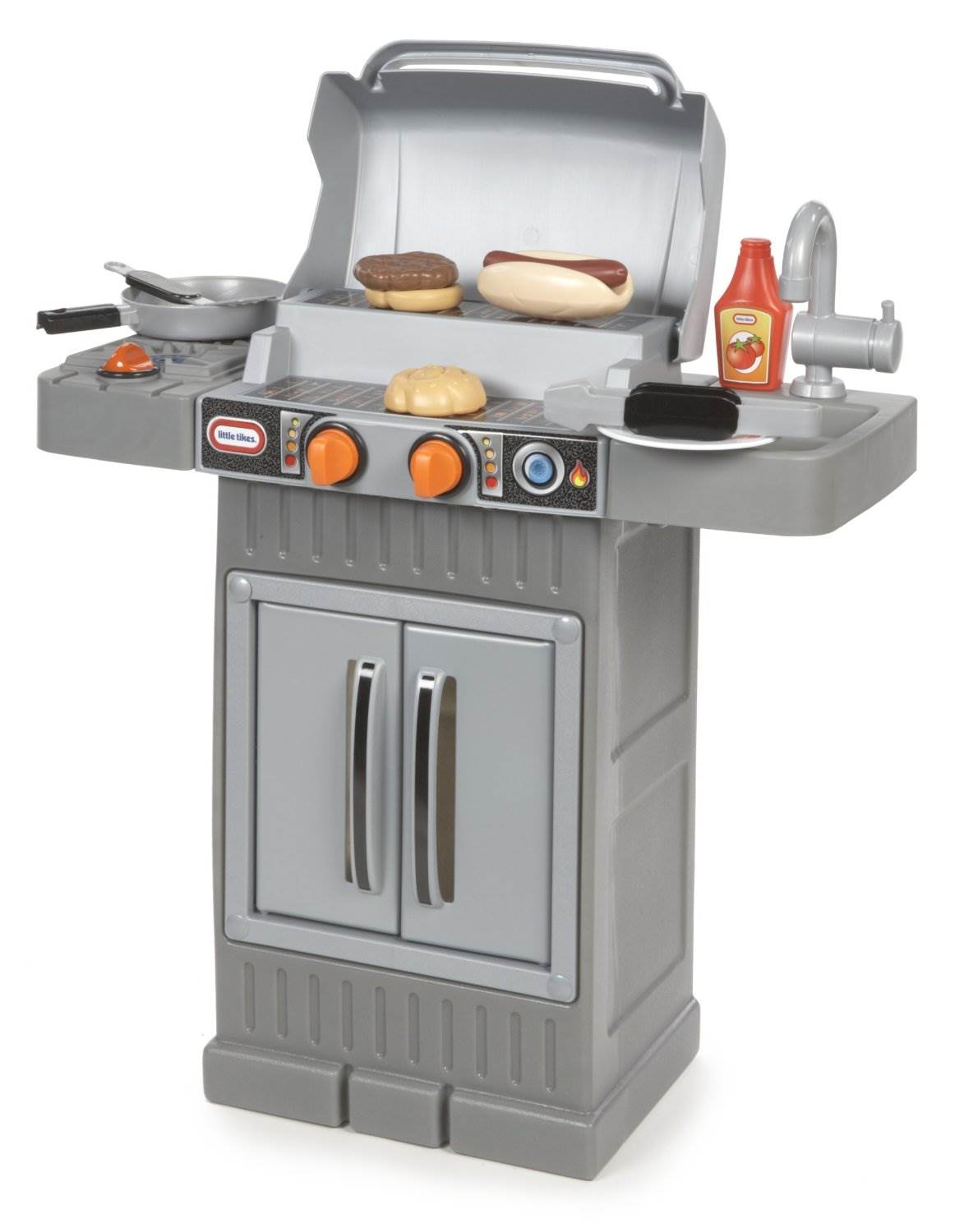 Little Tikes Cook 'n Grow BBQ Grill with Cooking Accessories and Food (Open Box)