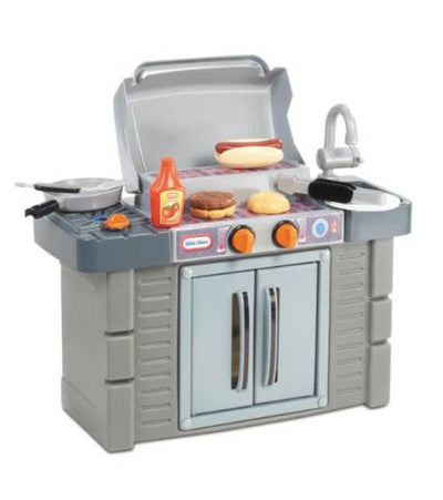 Little Tikes Cook 'n Grow BBQ Grill with Cooking Accessories and Food (Open Box)