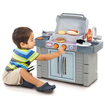 Little Tikes Cook 'n Grow BBQ Grill with Cooking Accessories and Food (Open Box)