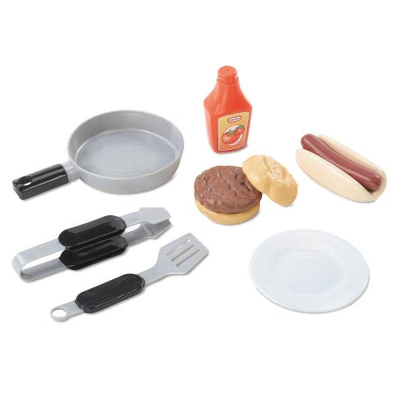 Little Tikes Cook 'n Grow BBQ Grill with Cooking Accessories and Food (Open Box)