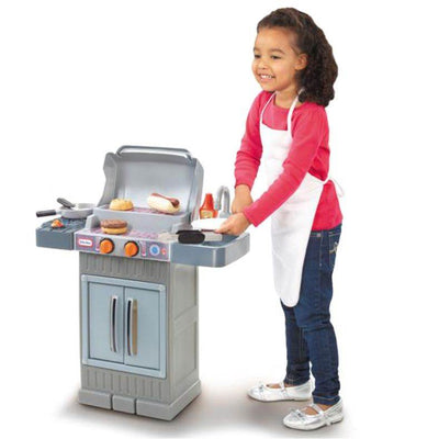 Little Tikes Cook 'n Grow BBQ Grill with Cooking Accessories and Food (Open Box)