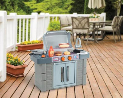 Little Tikes Cook 'n Grow BBQ Grill with Cooking Accessories and Food (Open Box)