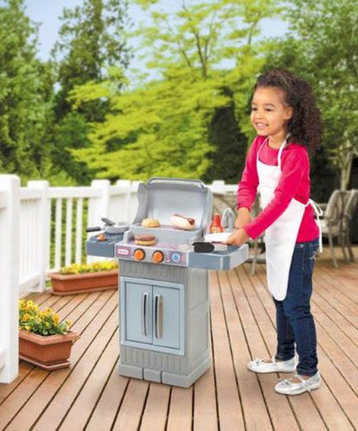 Little Tikes Cook 'n Grow BBQ Grill with Cooking Accessories and Food (Open Box)