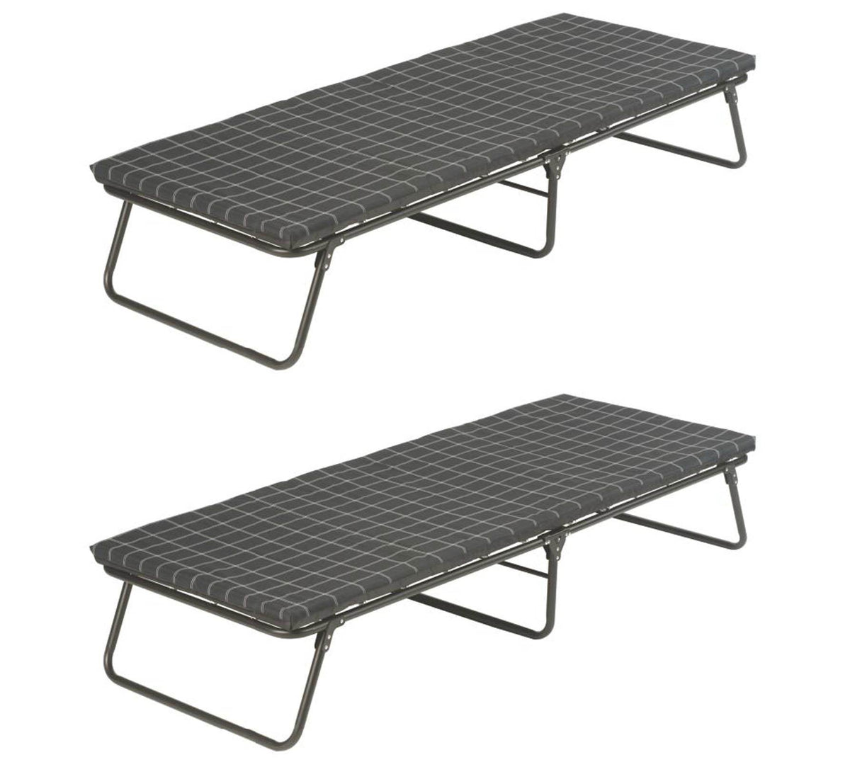 (2) COLEMAN Portable ComfortSmart Steel Frame Deluxe Camping Cots | 30" x 80"