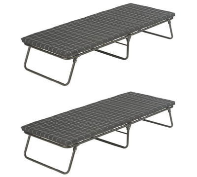 (2) COLEMAN Portable ComfortSmart Steel Frame Deluxe Camping Cots | 30" x 80"