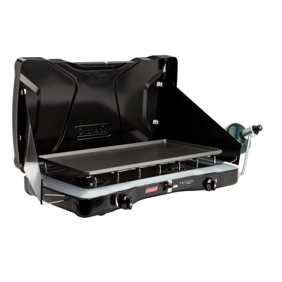 Coleman Triton 2-Burner Propane Portable Tabletop Camping Stove (Open Box)