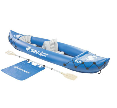 SEVYLOR Fiji 2-Person Inflatable 22 Gauge Canoe Boat Raft Kayak (Open Box)