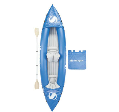 SEVYLOR Fiji 2-Person Inflatable 22 Gauge PVC Travel Pack Kayak (Used)